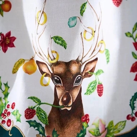 NWT Anthropologie Lou Rota 12 Days Of Christmas Kitchen Towel - Picture 2 of 2